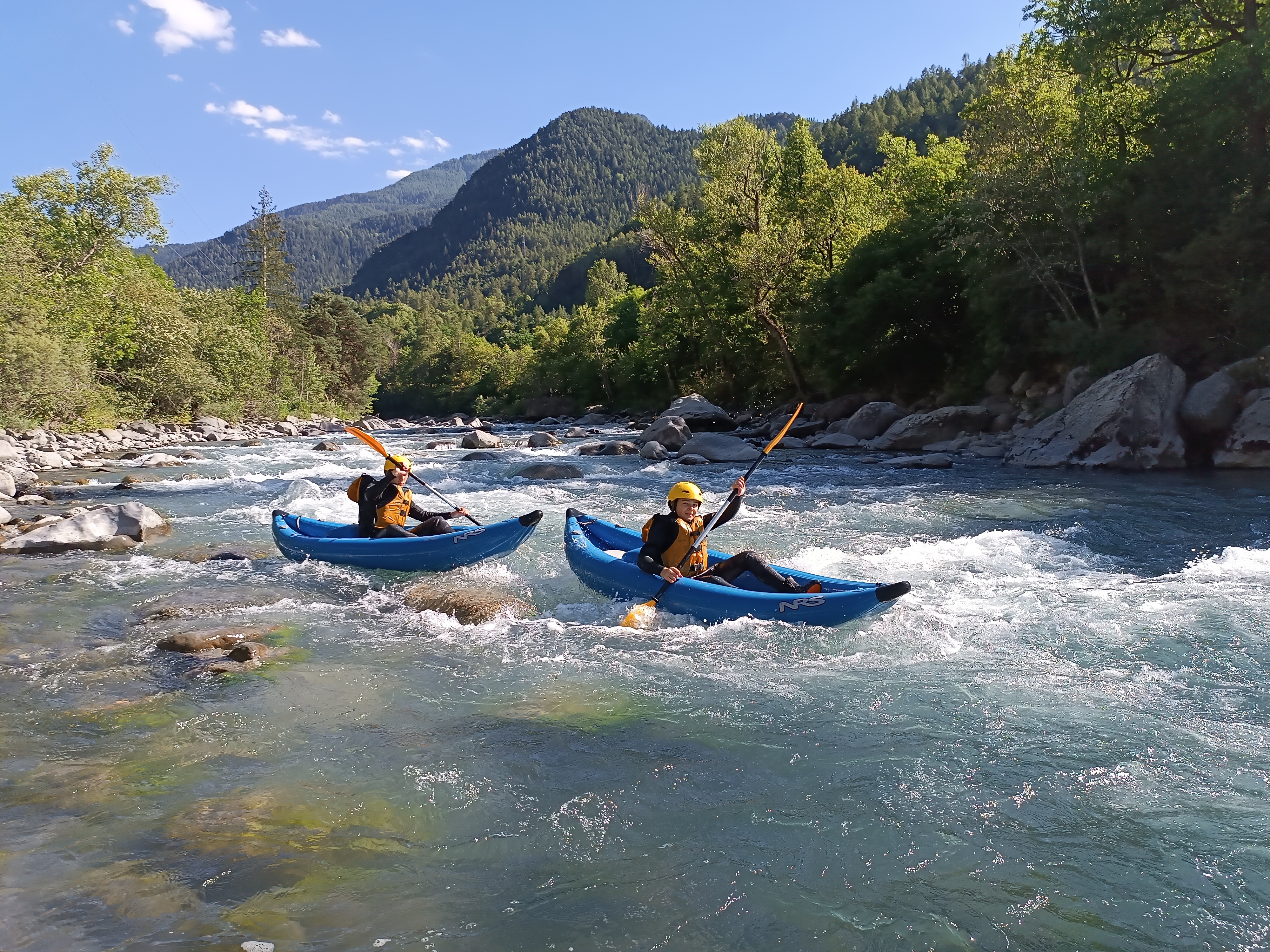 Kayak sur l'Ubaye