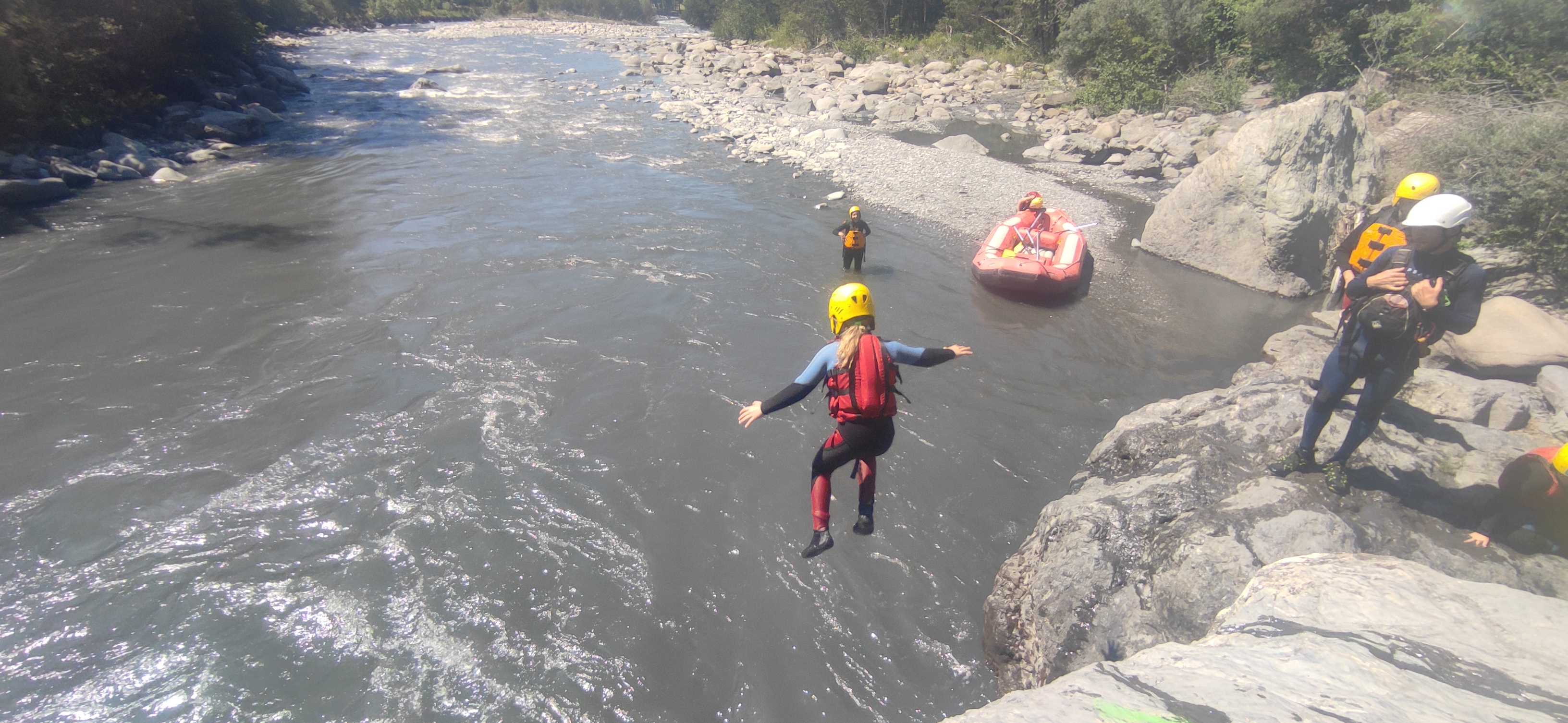 Saut dans l'Ubaye